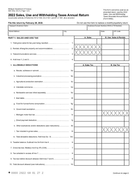 mi form 5081 fillable 2023.